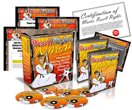 Product picture Resell Rights Ninja with Master Resell Rights (MRR)
